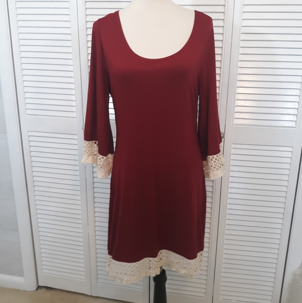Young threads NYC lace dress medium